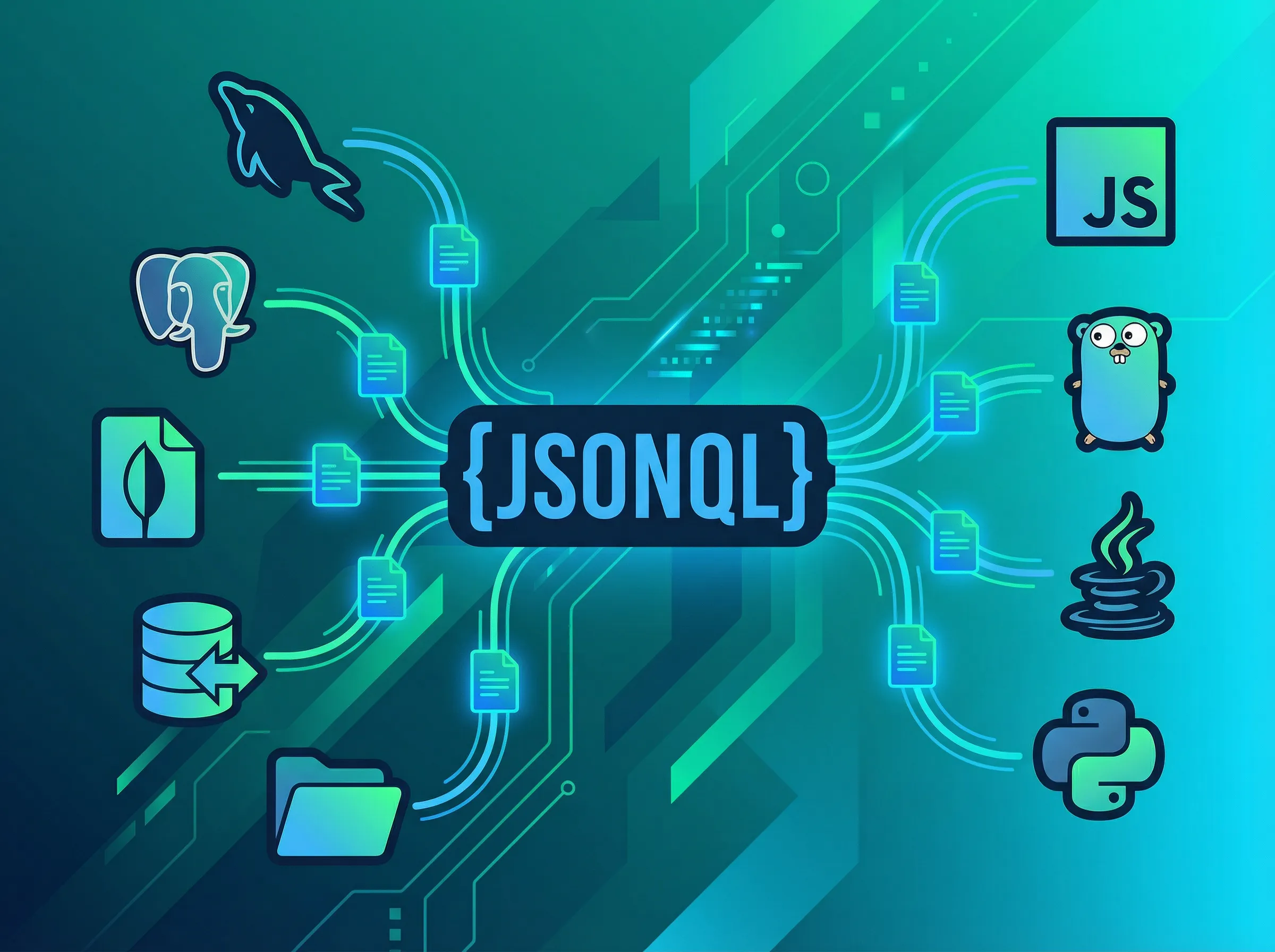 JSONQL SDK ecosystem — Go, TypeScript, Python, Java